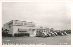 Dixie Belle Inn, U.S. 1 Overseas Highway, Kendall Postcard