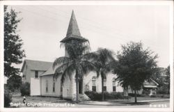 Baptist Church in Frostproof, Florida Postcard
