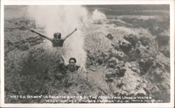 Water Babes in Aquatic Antics at the Mountain Under Water Postcard