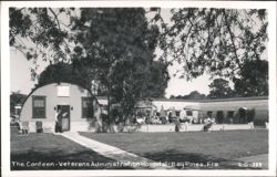 Canteen at Veterans Administration Hospital Postcard