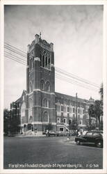 First Methodist Church, St. Petersburg, Florida Postcard