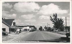 Business Section, St. Petersburg Beach, FL Postcard