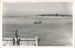 Fishing At St. Petersburg Beach, FL Postcard