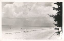 Beach Scene, Indian Rocks, Florida Postcard