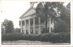Oak Hill, Berry Schools Postcard