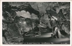 Grand Ballroom in Grand Caverns Postcard