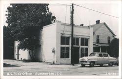 U.S. Post Office, Summerton, SC Postcard