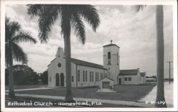 Methodist Church - Homestead, Florida Postcard