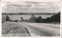 Moody Lake, Frostproof, Florida on the Orange Blossom Trail Postcard