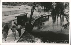 Weekiwachee Springs Underwater Theatre Entrance Postcard