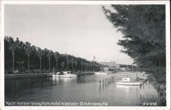 Yacht Harbor, Vinoy Park Hotel, St. Petersburg Postcard