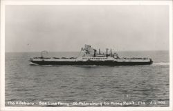 Hillsborough - Bee Line Ferry - St. Petersburg to Piney Point Postcard