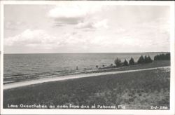 Lake Okeechobee from Dike at Pahokee Postcard