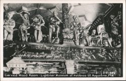 Carved Wood Room at Lightner Museum of Hobbies Postcard