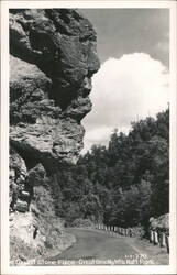 Great Stone Face - Great Smoky Mountains National Park Postcard
