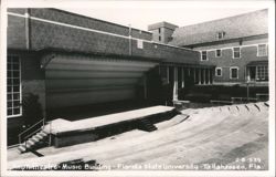 Florida State University Amphitheatre - Music Building Postcard