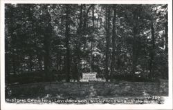 Historic Cemetery, Levi Jackson Wilderness Road State Park Postcard