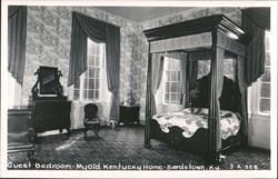 Guest Bedroom at My Old Kentucky Home Postcard