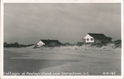 Cottages at Pawleys Island near Georgetown Postcard