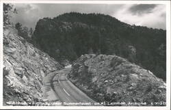 Hitchcock Highway near Summerhaven on Mt. Lemmon Postcard