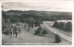 Hungry Mother State Park Lake Drive and Supt. Home Postcard