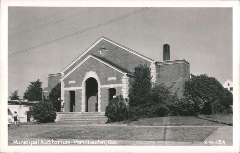 Municipal Auditorium, Manchester, GA Georgia