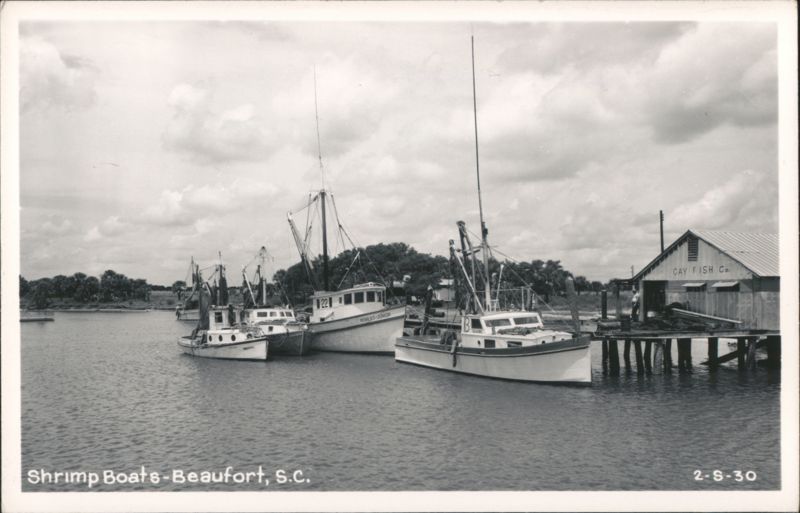 Shrimp Boats at Beaufort, South Carolina