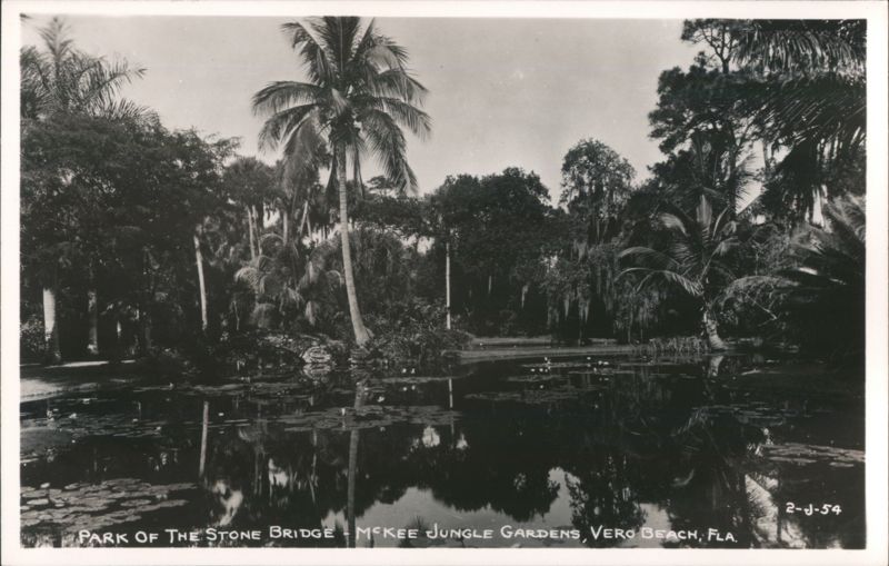 Park of the Stone Bridge - McKee Jungle Gardens Vero Beach Florida
