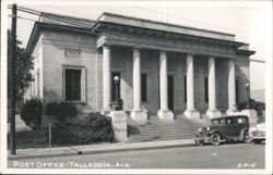 Post Office - Talladega, Alabama Postcard