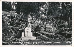 Italian Miniatures, Ave Maria Grotto, St. Bernard College Postcard