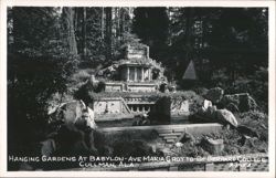 Hanging Gardens at Babylon, Ave Maria Grotto, St. Bernard College Postcard