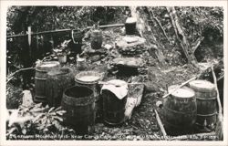 A Genuine Mountain Still Moonshine Postcard