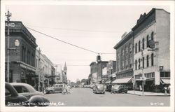 Street Scene, Valdosta, Georgia Postcard