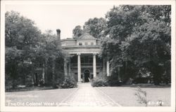 The Old Colonel West Home Postcard
