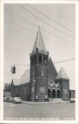 First Christian Church, Valdosta, GA Postcard