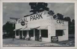Royal Park Court Cafe, Richmond Hill, GA Postcard