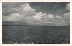 Inland Waterway Scene - Brunswick, GA Postcard