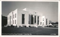 Mitchell County Court House Postcard