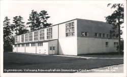 Gymnasium - Veterans Administration Domiciliary Center Postcard