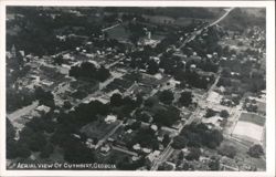 Aerial View of Cuthbert, Georgia Postcard