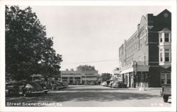 Street Scene, Cuthbert GA Postcard