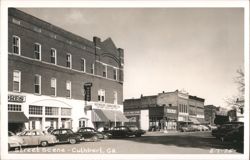 Street Scene - Cuthbert, GA Postcard
