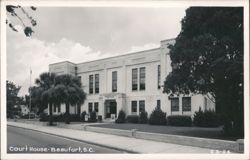 Beaufort County Court House, Beaufort, SC Postcard
