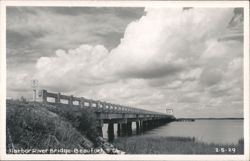 Harbor River Bridge, Beaufort, SC Postcard