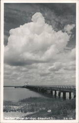 Harbor River Bridge, Beaufort, SC Postcard