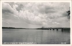 Ladies Island Bridge at Beaufort, SC Postcard