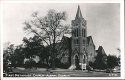 First Methodist Church - Albany, Georgia Postcard