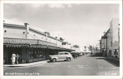 Street Scene - McClun's, Stuart, Florida Postcard
