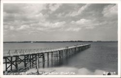 Municipal Dock on the St. Lucie River Postcard