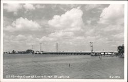 U.S. 1 Bridge Over St. Lucie River Postcard